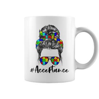 Apoyo Para Defensores Del Mes De Concienciaciónobre El Autismo Taza de café - Regaloses