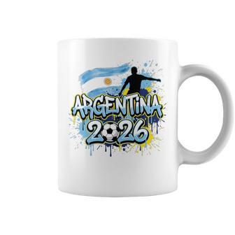 Argentina Arg 26 Bandera Colorida Paraalpicaduras De Pintura Taza de café - Regaloses