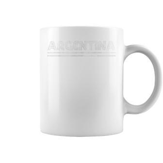 Argentina Fan Retro Vintage Flag Coffee Mug | Seseable UK
