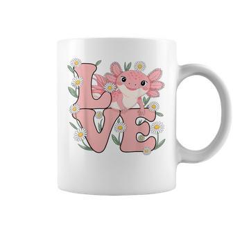 Axolotl Love Cute Kawaii Boys Girls Kids Coffee Mug - Thegiftio UK