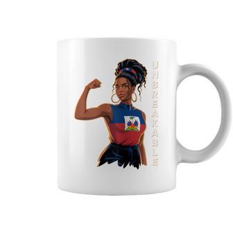 Ayiti Woman Unbreakable Haiti Independence Haitian Flag Day Coffee Mug - Thegiftio UK