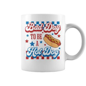 Bad Day To Be A Hot Dog Lover 4Th Of July Independence Day Coffee Mug - Thegiftio UK