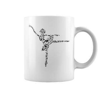 Bailarina De Ballet Chica Divertida Bailarina Amante De La Danza Gráfico In Mangas Taza de café - Regaloses