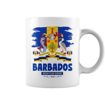 Barbados Flag Outfit Idea For Kids & Barbadian Flag Themed Coffee Mug - Thegiftio UK