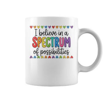 I Believe In A Spectrum Of Possibilities Autism Awareness Coffee Mug - Thegiftio UK