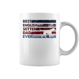 Best Dog Dad Ever Father English Setter Coffee Mug - Thegiftio UK
