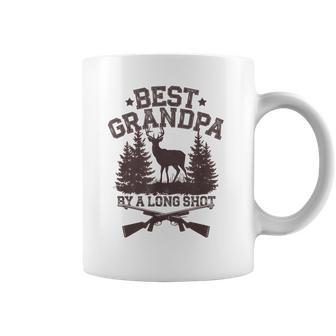 Best Grandpa By A Long Shot Deer Hunting Fathers Day Coffee Mug - Thegiftio UK