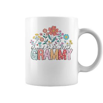 Blessed To Be Called Grammy Flowers Coffee Mug - Thegiftio UK