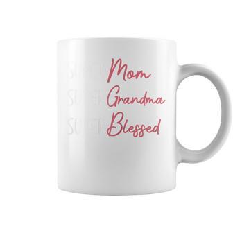 Blessed Super Mom Super Grandma Mother's Day Coffee Mug - Thegiftio UK