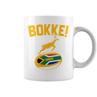 Bokke Springbok Rugby South African Flag Men & Kids Coffee Mug - Thegiftio UK