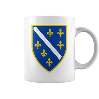 Bosnia's Former Emblem Bosnian Coat Of Arms From 1992-1998 Comfort Colors Crop Top Coffee Mug - Thegiftio UK