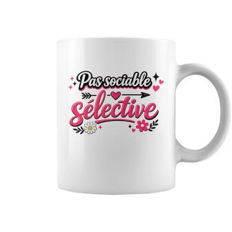Cadeau Humour Original Drole Pasociableélective Tasse - Cadeauxyz