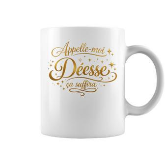 Cadeau Original Humour Anniversaire Appelle-Moi Déesse Tasse - Cadeauxyz