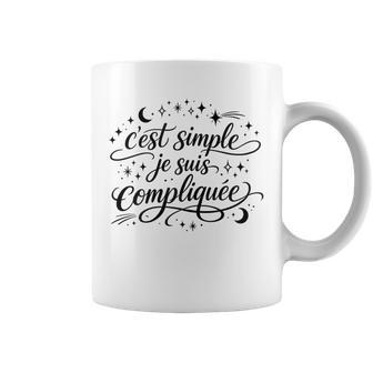 Cadeau Original Humour C'estimple Jeuis Compliquée Tasse - Cadeauxyz
