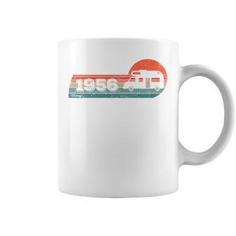 Camping Anniversaire Né En 1956 Autocaravane Rv Motorhome Haut De Gamme Tasse - Cadeauxyz