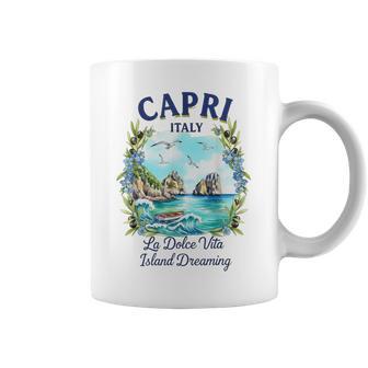 Capri Italy Scenic View Coastal Summer Trip Souvenir Coffee Mug - Thegiftio UK