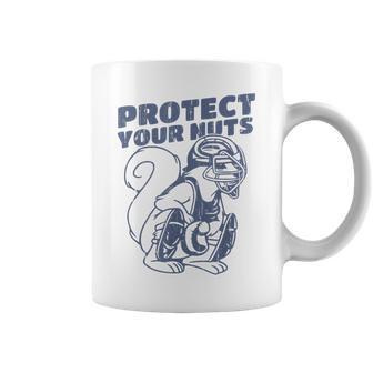 Catcher Mom Protect Your Nuts Baseball Coffee Mug - Thegiftio UK