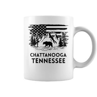 Chattanooga テネシーベア アメリカ国旗 南部 コーヒーマグ - Kawaiitshirt