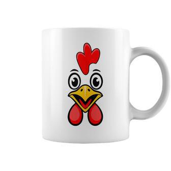 Chicken Adult Kids Chicken Hen Face Costume Coffee Mug | Seseable UK