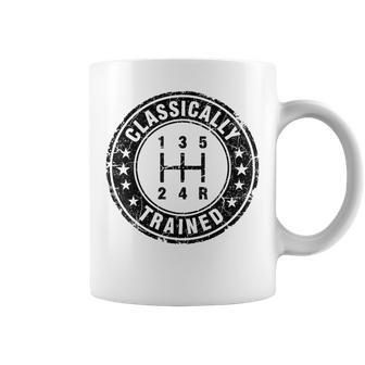 Classically Trained Car Guy Manual Transmission Stick Shift Coffee Mug - Thegiftio UK