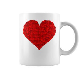 Cœur Rouge Pour Laaint-Valentin Pour Petite Amie Lui Elle Tasse - Cadeauxyz