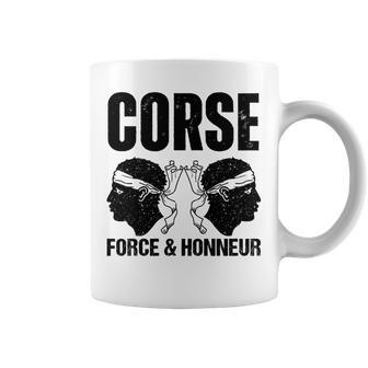 Corse Force Et Honneur Tête De Maure Identité Fierté Haut De Gamme Tasse - Cadeauxyz