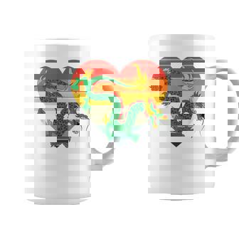 Culture Chinoise Mythologie Retro Coeur Chine Dragon Chinois Tasse - Cadeauxyz