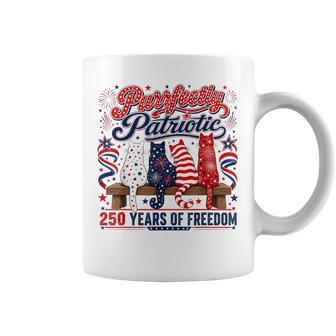 Cute Purrfectly Patriotic Cats 4Th Of July Graphic Coffee Mug - Thegiftio UK