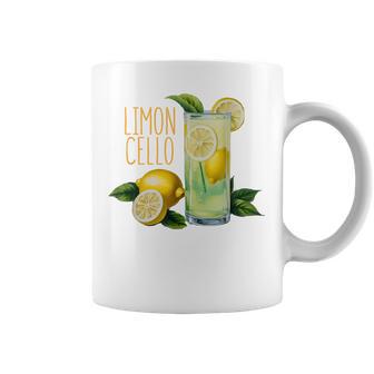 Cute Summer Lemon Graphic 2025 Limoncello Fruit Coffee Mug - Thegiftio UK