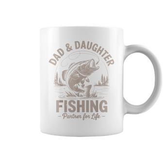 Dad Daughter Matching Fishing Step Father Day Men Coffee Mug | Seseable UK