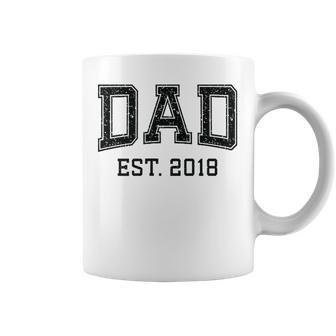 Dad Est 2018 Custom Dad Personalized Husband Father Grandpa Coffee Mug - Thegiftio UK