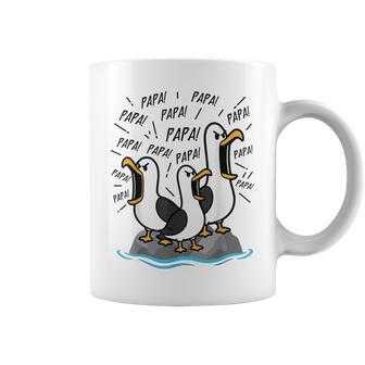 Dad Seagull Papa Seagulls Fathers Day Humor Coffee Mug - Thegiftio UK
