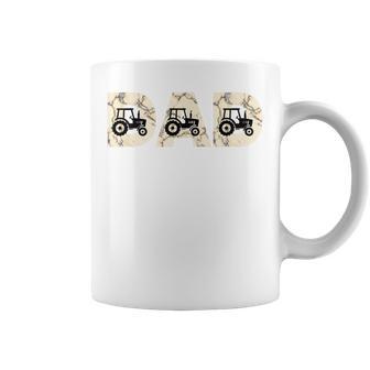 Dad Tractor Farm Father Fathers Day For Men Coffee Mug - Thegiftio UK