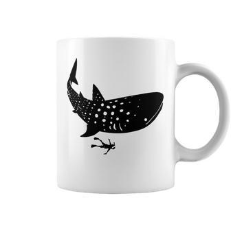 De Buceo Con Tiburones Ballena Tiburón Manga Larga Taza de café - Regaloses