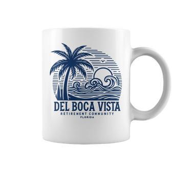 Del Boca Vista Retro Sunset Florida Vintage Coffee Mug - Thegiftio UK