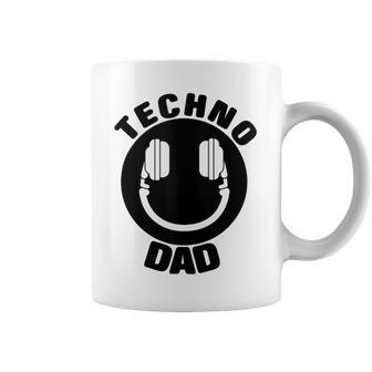 Dj Amante De La Música Techno Dad In Mangas Taza de café - Regaloses