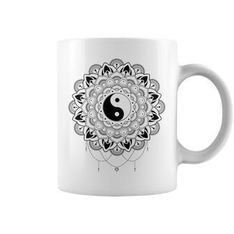 Donna Bianco E Nero Zen Yin Yang Meditazione Mandala Yoga Tazze - Novitaregali