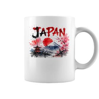 Du Japon Motif Carte Du Drapeau Du Japon Pour Enfants Japonais Tasse - Cadeauxyz
