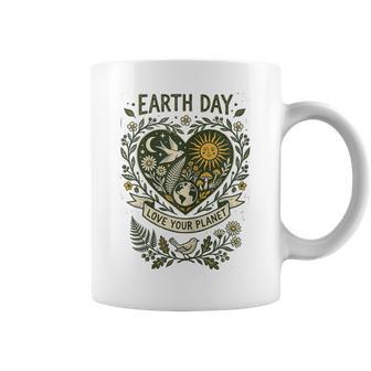 Earth Day Love Your Planet Vintage Nature Coffee Mug - Thegiftio UK