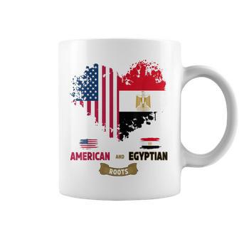 Egypt Usa Roots Idea For American Egyptian Flag Themed Coffee Mug - Thegiftio UK