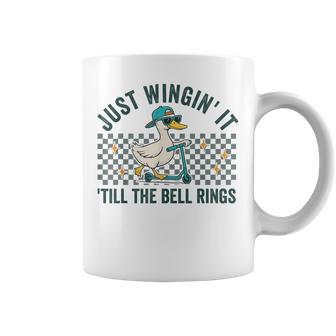 End Of The School Year End Silly Teacher Goose School Out Coffee Mug - Thegiftio UK