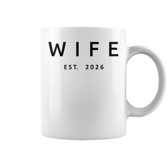 Esposa Est 2026 Boda De Pareja Casada Marido A Juego Taza de café - Regaloses