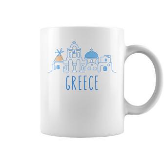 Europe Greece Athens Santorini Family Vacation Souvenir Coffee Mug - Thegiftio