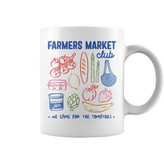 Farmer Market Club Fruit & Vegetable Cute Graphic Coffee Mug - Monsterry