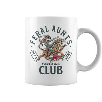 Feral Aunts Social Club Aunty Club Kids Coffee Mug - Thegiftio