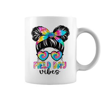 Field Day Vibes Messy Hair Bun Girls Field Day 2026 Coffee Mug - Thegiftio UK