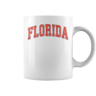 Florida Vintage Varsity Classic Text Florida Coffee Mug - Thegiftio