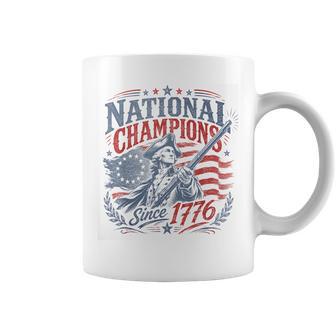 Fourth Of July National Champions George Washington 1776 Coffee Mug - Thegiftio UK