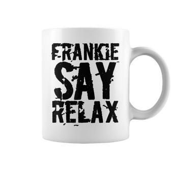 Frankieay Relax 太字フォントシャツ コーヒーマグ - Kawaiitshirt