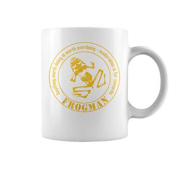 Frogman Diver ダメージ加工。 コーヒーマグ - Kawaiitshirt